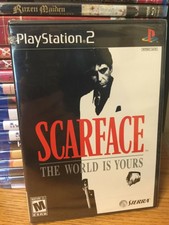 SCARFACE THE WORLD IS YOURS BRAND NEW FACTORY SEALED Y-Fold PS2 BLACK LABEL RARE
