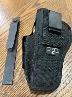 BLACKHAWK size #3 Nylon concealment +mag  holder holster ambidextrous IWB OR OWB - Image 1 of 4