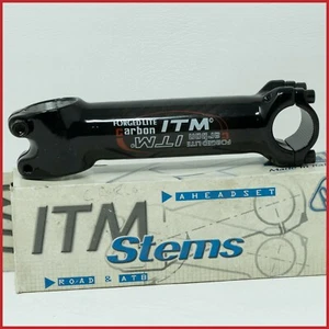 NOS ITM FORGED LITE MILLENNIUM CARBON AHEAD STEM 130 1 1/8 31.7 31.8 THREADLESS - Picture 1 of 5