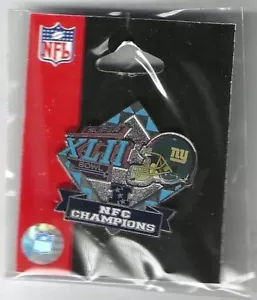 Super Bowl XLII 42 Pin in Arizona - New York Giants NFC Champions - Picture 1 of 1