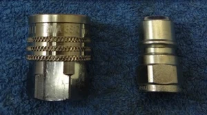 PRESSURE WASHER QUICK RELEASE COUPLING TEMA PAIR TEM01 350BAR 3/8BSP FEMALE - Picture 1 of 6