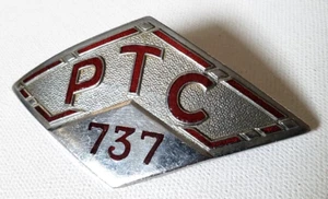 De colección PTC BUS Gorra de Metal Sombrero Insignia Pin Emblema 737 Canadá - Imagen 1 de 5