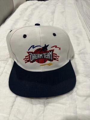 De colección EE. UU. Baloncesto Dream Team Snapback Sombrero Logo 7 Post NBA Promo Juegos Olímpicos NUEVO Foto 1 de 4