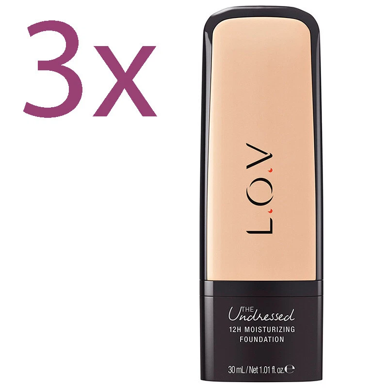 3 Stk. The Undressed 12H Mousturizing Foundation L.O.V Rosy Touch (758803-3) - Bild 1 von 1