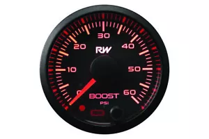 Raceworks 52mm Electronic Diesel Boost Gauge Kit (60psi) - Foto 1 di 3