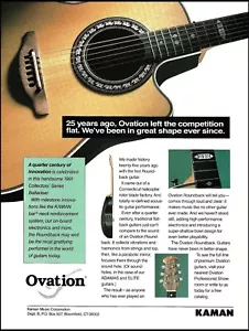 Ovation 1991 Collectors Series Balladeer Akustikgitarre Werbung Werbedruck - Bild 1 von 3