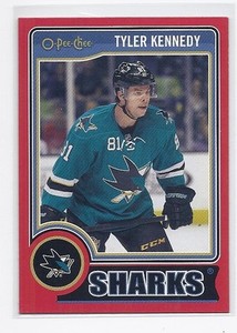 14-15 2014-15 O-PEE-CHEE TYLER KENNEDY RED PACK REDEMPTION 197 SAN JOSE SHARKS