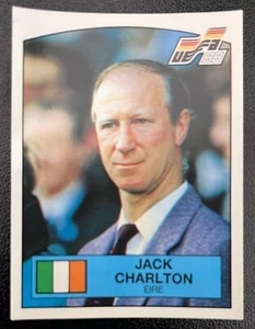 PANINI JACK CHARLTON EIRE FUSSBALLSPIELER FIGUR N 186 EURO 88 VINTAGE SELTEN - Bild 1 von 2