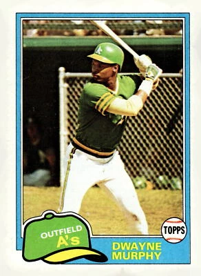 1981 Topps #341 Dwayne Murphy - Image 1 of 2