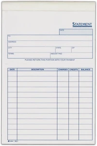 Adams Statement Single Sheets, 5.63 X 8.44, 100 Sheets, White (9621ABF) - Picture 1 of 12