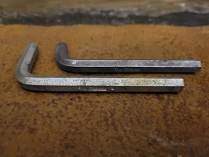 Vintage Lot of 2 Snap On Tools USA 5/16" SAE Allen Hex Key Wrench Standard L  - Picture 1 of 4