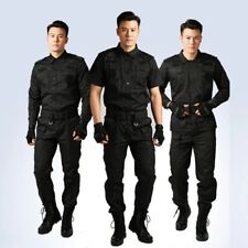 Black Tactical Uniform Security Guard Uniform Clothing Workshop Outdoor Training