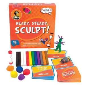 ¡Listo, estable, esculpido! Juego Plasticina Modelado Arcilla Niños Familia Charadas - Imagen 1 de 2