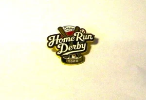 Vintage 2002 Home Run Derby MLB Baseball Sponsor Lapel Hat Pin Near Mint - Picture 1 of 4