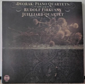 CBS MASTERWORKS MG 35913 DVORAK FIRKUSNY JUILLIARD QUARTET PIANO QUARTETS US 2LP - Picture 1 of 4
