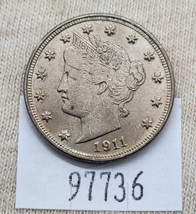 WPCoins ~ 1911 V Nickel - Picture 1 of 3