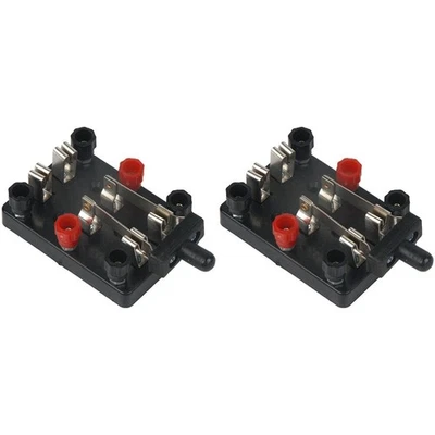 Two Doublepole Closed Switches with Easy Wiring Terminals for School Labs - image 1 of 4