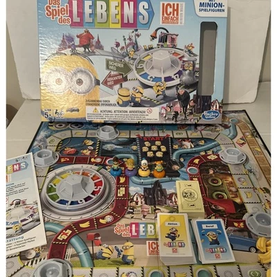 Hasbro Despicable Me The Game Of Life Board Game 2014 Mini Figures Minion Read - Image 1 of 4