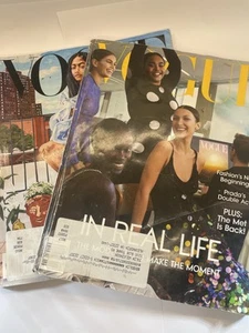 Lot 2 Vogue Magazines September Issues 2020 & 2021 Prada Met Sally Rooney + Vtg - Picture 1 of 15