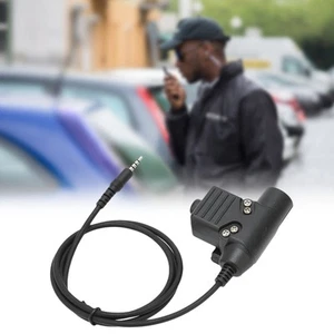 U94 PTT Adapter Zestaw słuchawkowy Wtyczka kablowa PTT Walkie Talkie Złącze do 3,5 mm Mob Fit - Zdjęcie 1 z 23