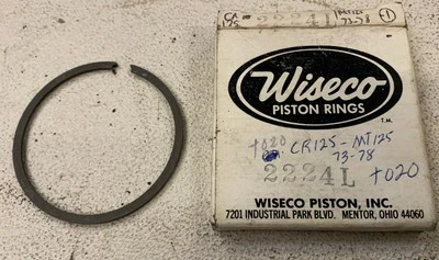 Anillo de pistón Honda CR125 / MT125 Wiseco - 2224L - Nuevo stock antiguo - Original Foto 1 de 4
