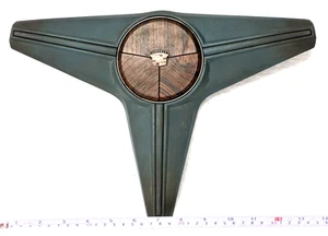 ORIGINAL 75,76 CADILLAC HORN BUTTON,1602428,BLUE,WOOD GRAIN MEDALION,ELDORADO+19 - Bild 1 von 4