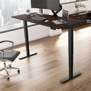 Pemberly Row 72W x 30D Height Adjustable Standing Desk - Engineered Wood - Picture 1 of 12