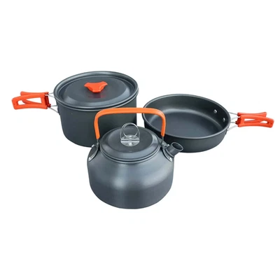 Tekson Adventure Heavy Duty Camping Pots Set - Image 1 of 3