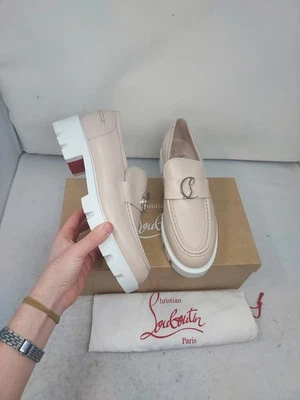 CHRISTIAN LOUBOUTIN EU 41.5 US 11.5 NUEVO Zapato para mujer rosa leche CL sin usar, en caja Foto 1 de 4