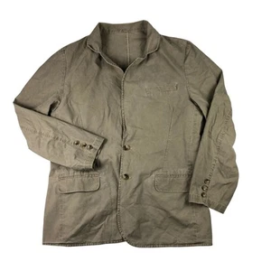 LL Bean VTG Mens 42 Khaki Safari Field Blazer Sport Jacket - Picture 1 of 5