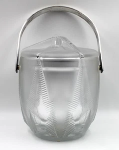 Lalique French Art Glass Crystal Rhodes Starfish Ice Bucket Thermidor 11964 - Picture 1 of 8