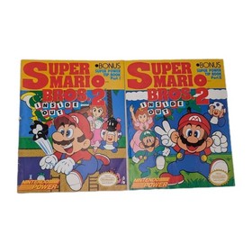 Super Mario Bros. 2 Nintendo NES Inside Out Strategy Guide Hint Booklt Part I II