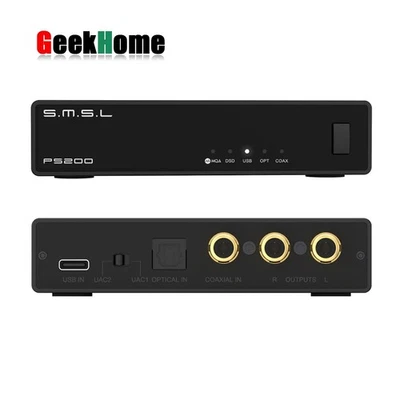 SMSL PS200 PRO Multifunctional HiFi Audio Decoder MQA DAC with USB Cable gh23 - Bild 1 von 4