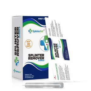 - Painless Splinter Removal Kit (30-Pack) | Quick, Easy Splinter Out | Compac... - Picture 1 of 6