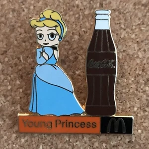 Disney Bootleg Young Princess Cinderella Coca-Cola & McDonald LE 300 Pin - Picture 1 of 1