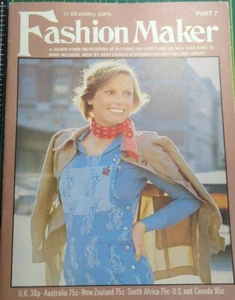 1970s FASHION MAKER MAGAZINE Part 7 dressmaking knitting crochet pre-owned - Picture 1 of 5