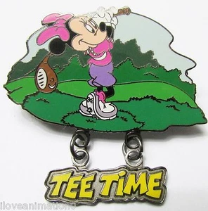 Disney Disneyland Golfer Minnie Mouse Tee Time Pin - Picture 1 of 2