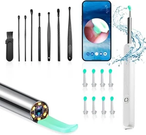 Ear Wax Removal Kit 3.6mm 1296p HD Wireless Pocket LED Camera,with App Control,I - Picture 1 of 6