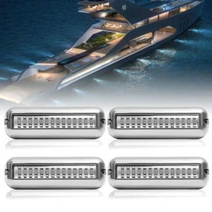 4PC White 42LED Underwater Boat Marine Transom Light - Picture 1 of 11