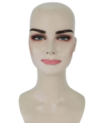 Cabello facial cosplay cejas cabello humano para mujer | Múltiples opciones de color Foto 1 de 4