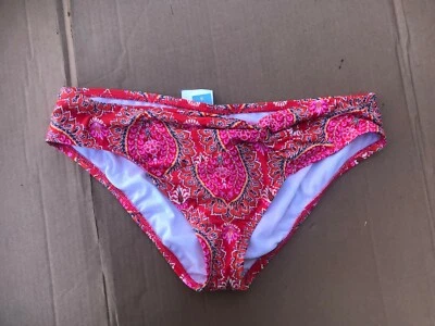  BIKINI BOTTOMS SWIMWEAR Size M  ANTONIO MELANI Twist Pant DUBAI MEDALLION NWT - Image 1 of 4