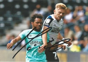 DERBY: KAMIL JOZWIAK SIGNED 6x4 ACTION PHOTO+COA - Picture 1 of 1