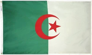 Algeria Flag 4x6 Annin 190257 NYL-GLO High Quality Made USA   Free Priority Ship - Picture 1 of 7