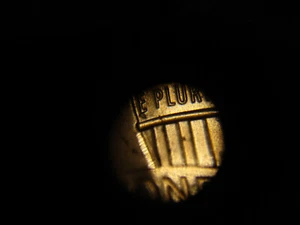 NEW 2023 #1 ERROR FIND Flaming Shield Top + Left Side Die Error Burning Cent! - Picture 1 of 19