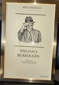 Copyright 1988 Stampa originale incorniciata di William s Burroughs The Beats di R.Crumb - Foto 1 di 7