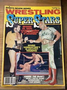 WRESTLING SUPERSTARS MAGAZINE DECEMBER 1977 SUPERSTAR GRAHAM VS HARLEY RACE BELT - Picture 1 of 9