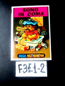 FIGURINE CARDS MEGA SGORBIONS SONO IN COMA     (F3E1-2) - Foto 1 di 1