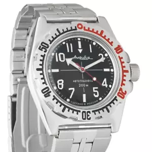 Vostok Amphibia 110647 Watch Military Diver Mechanical Automatic - Picture 1 of 13
