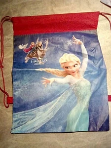 NEU Disney Frozen Elsa Kinder Badetasche Turnschuh Sport Schule Kordelzugbeutel - Bild 1 von 2