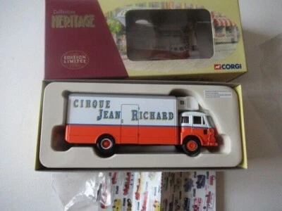 1/50 Saviem JL20 Frigorfique Jean Richard cirque Corgi Heritage EX 70908 Neuf - Photo 1/4